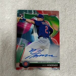 2020 Bowman’s Best Nico Hoerner RC AUTO 15/99 Cubs MLB